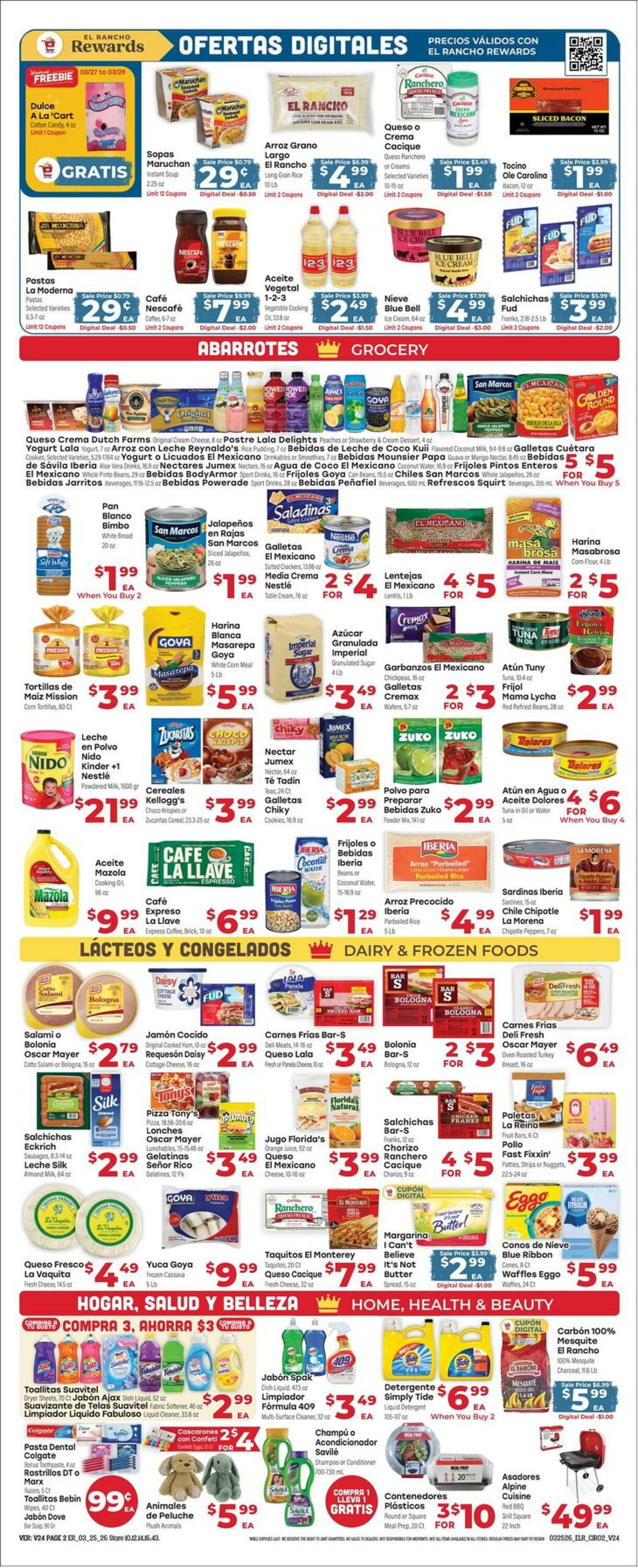 Weekly ad El Rancho 03/25/2026 - 03/31/2026