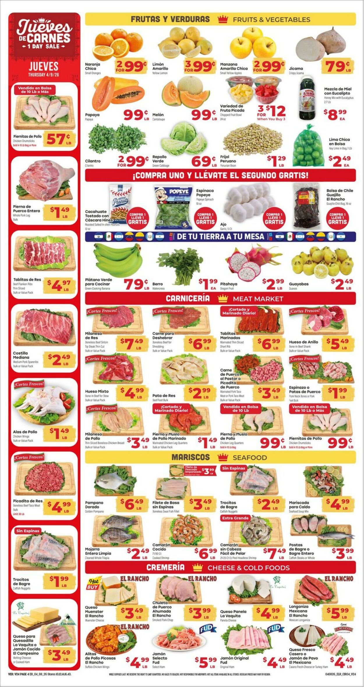 Weekly ad El Rancho 04/08/2026 - 04/14/2026