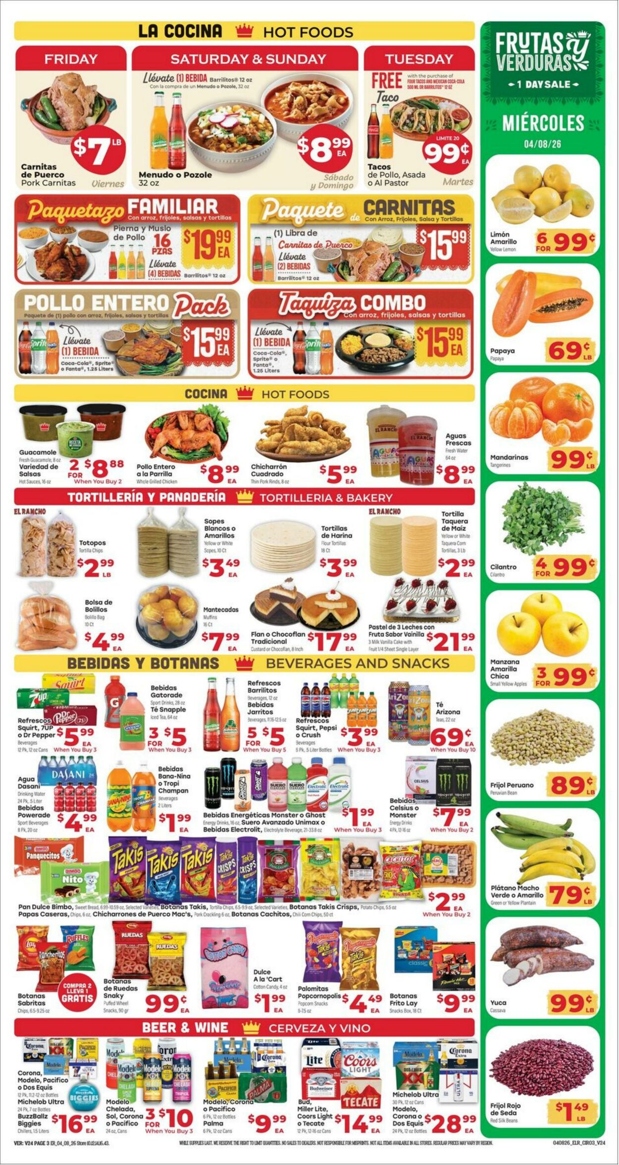 Weekly ad El Rancho 04/08/2026 - 04/14/2026