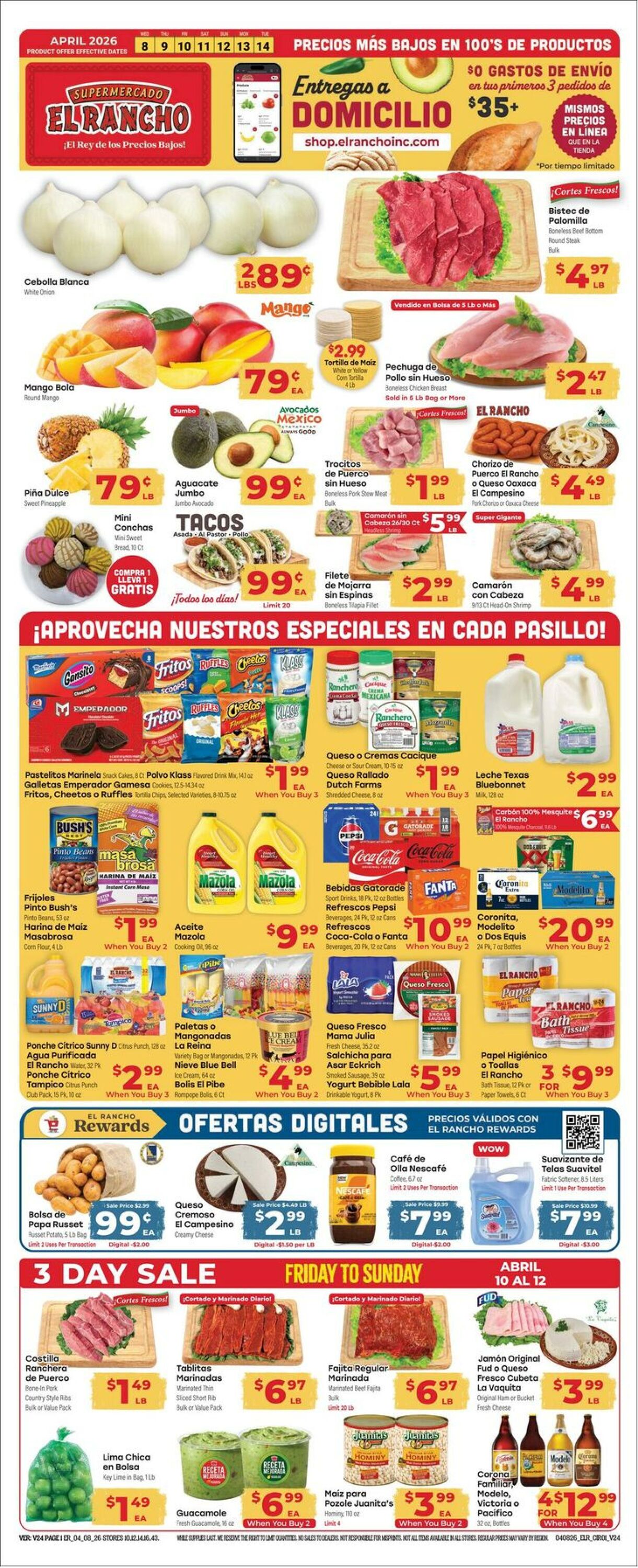 Weekly ad El Rancho 04/08/2026 - 04/14/2026