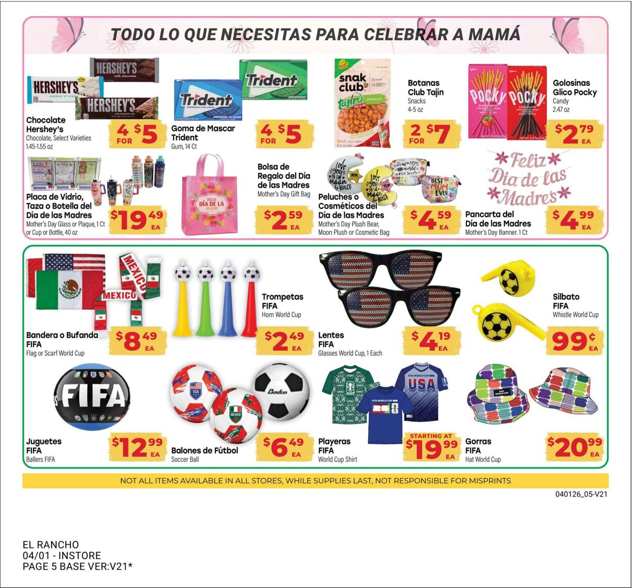 Weekly ad El Rancho 04/01/2026 - 04/28/2026