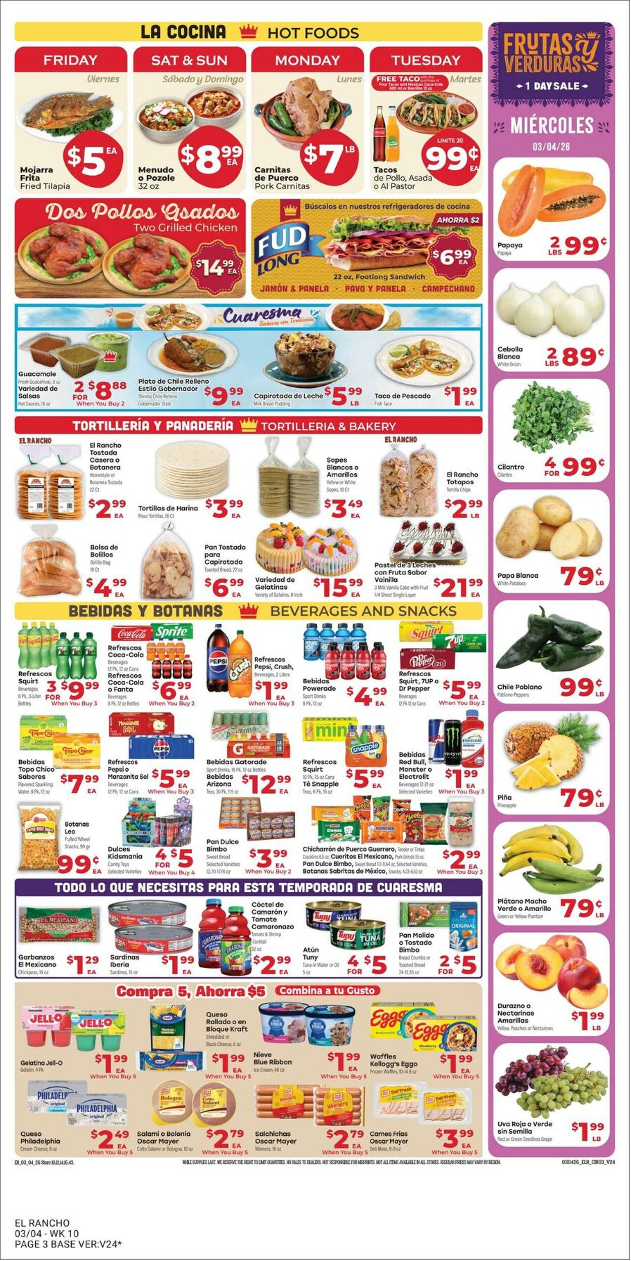 Weekly ad El Rancho 03/04/2026 - 03/10/2026