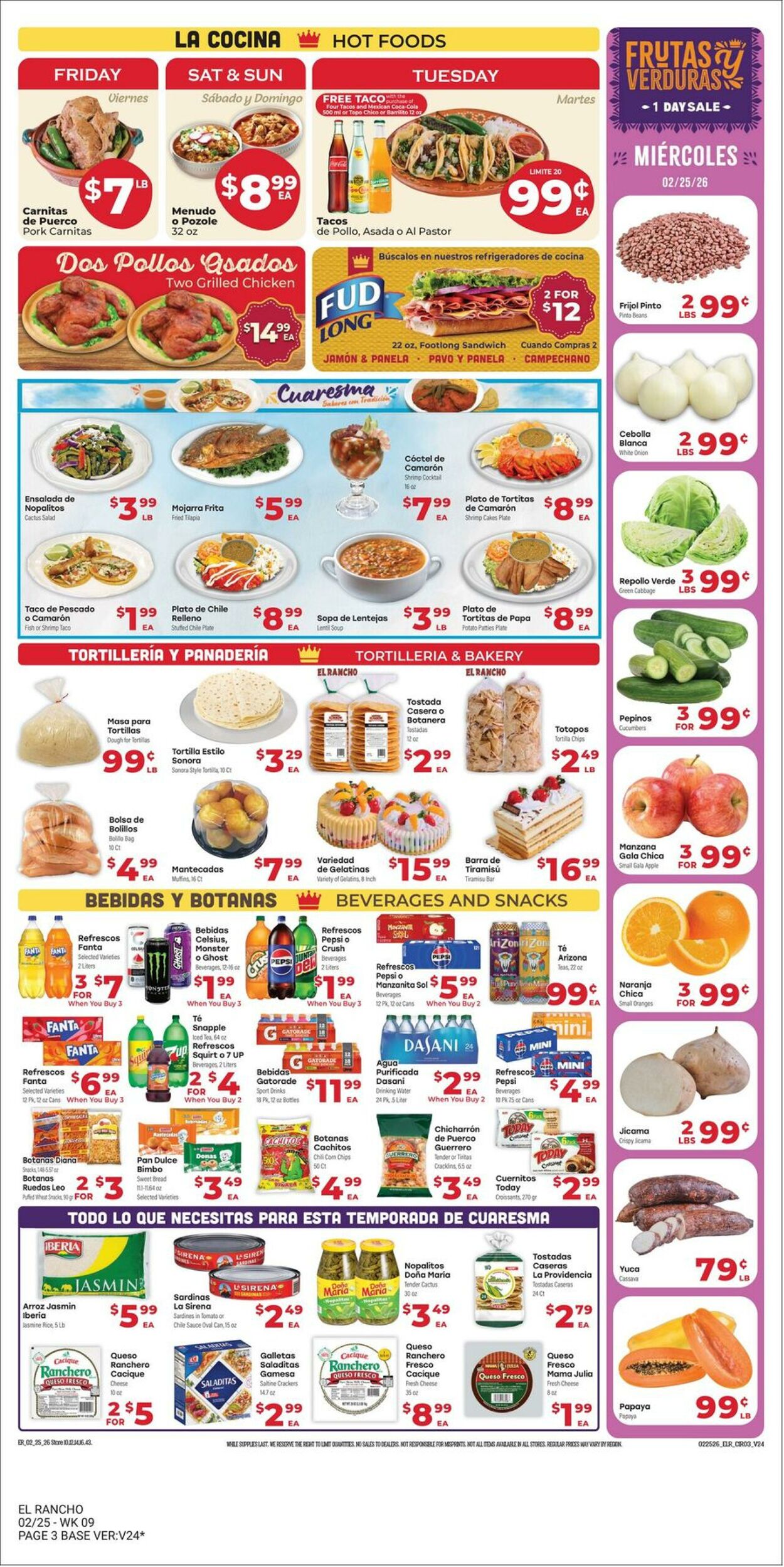 Weekly ad El Rancho 02/25/2026 - 03/03/2026