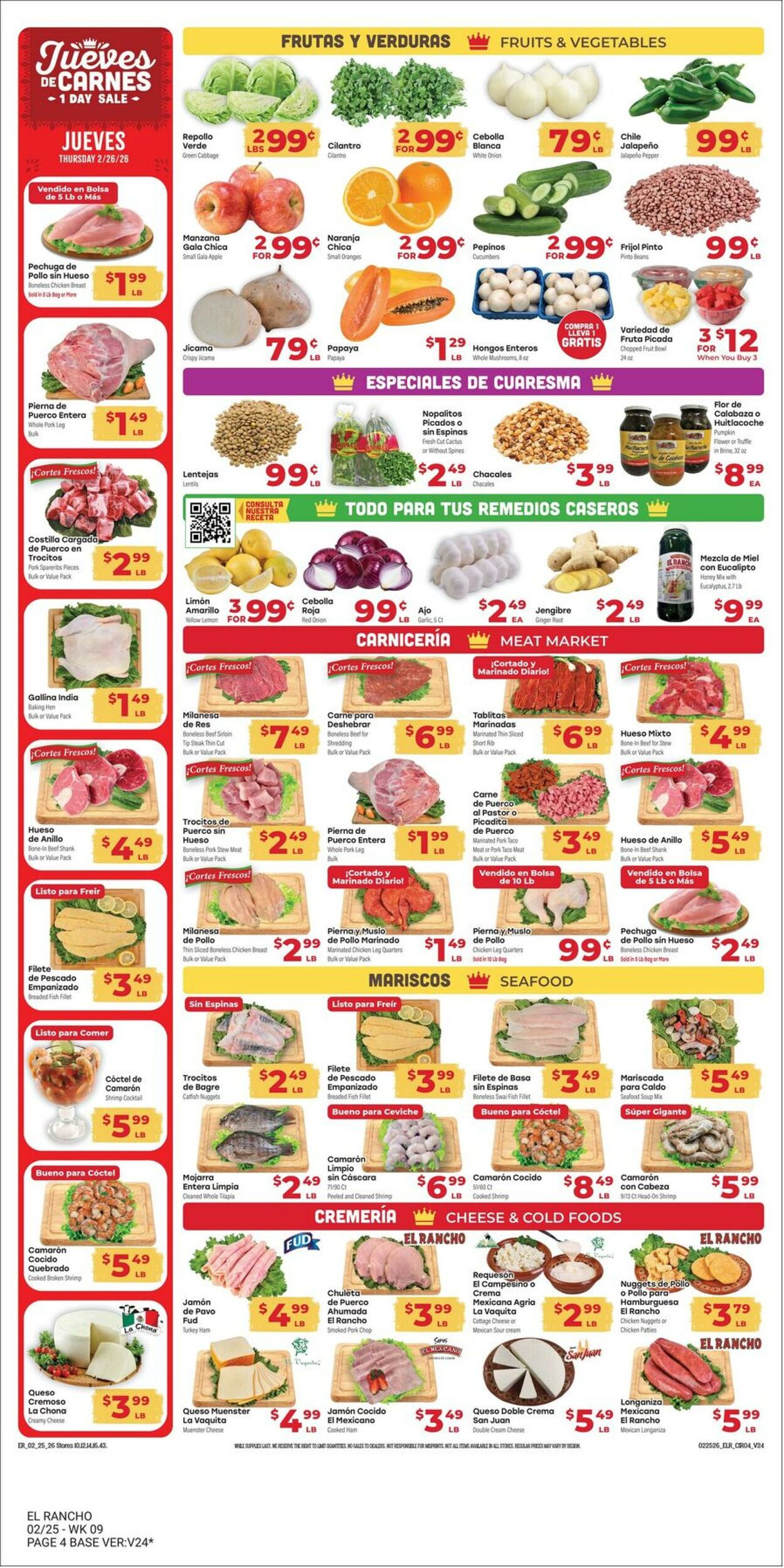 Weekly ad El Rancho 02/25/2026 - 03/03/2026