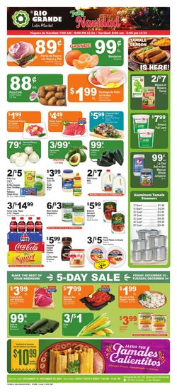 Weekly ad El Rio Grande 12/18/2024 - 12/25/2024