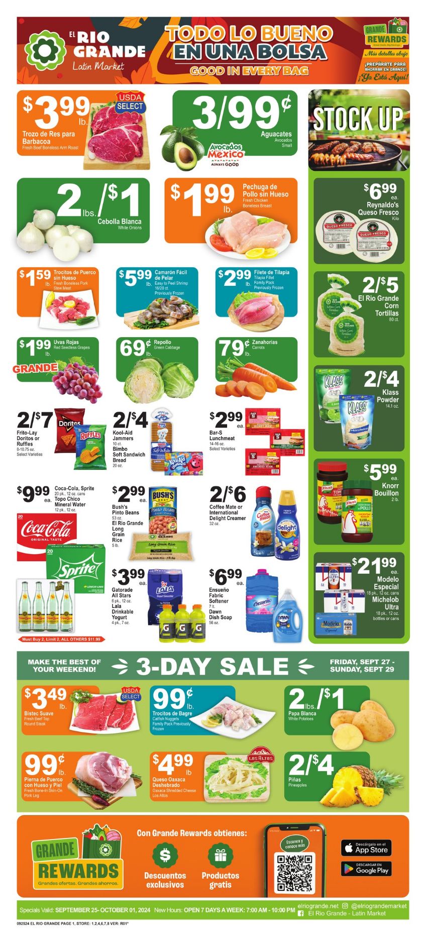 Weekly ad El Rio Grande 09/25/2024 - 10/01/2024