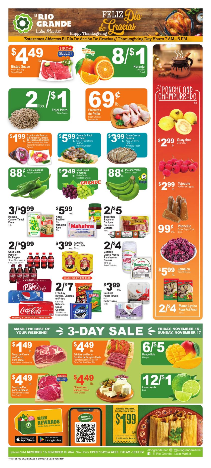 Weekly ad El Rio Grande 11/13/2024 - 11/19/2024