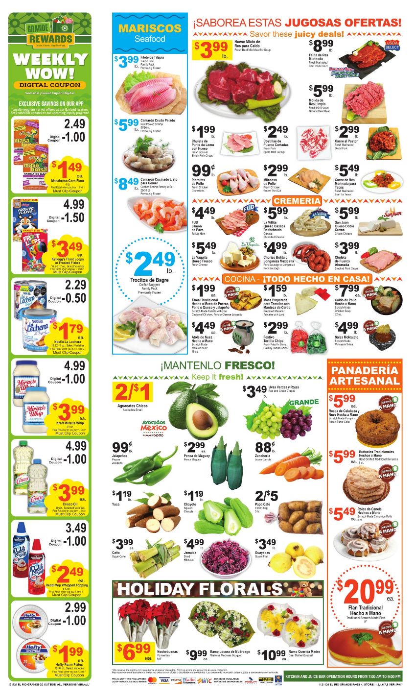 Weekly ad El Rio Grande 12/11/2024 - 12/17/2024