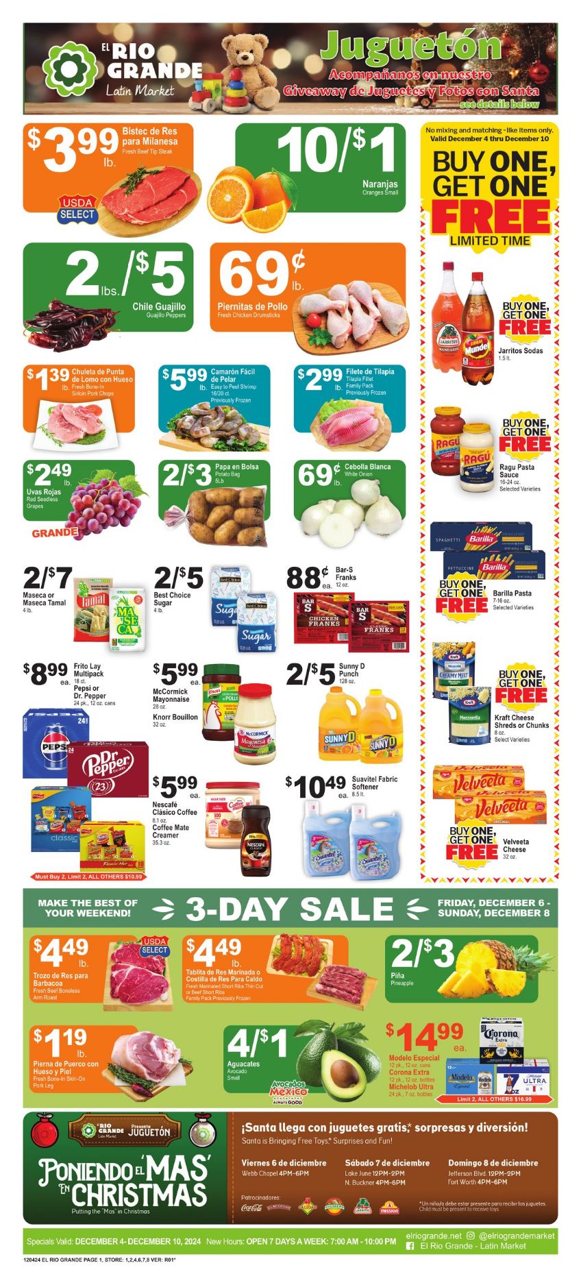 Weekly ad El Rio Grande 12/04/2024 - 12/10/2024