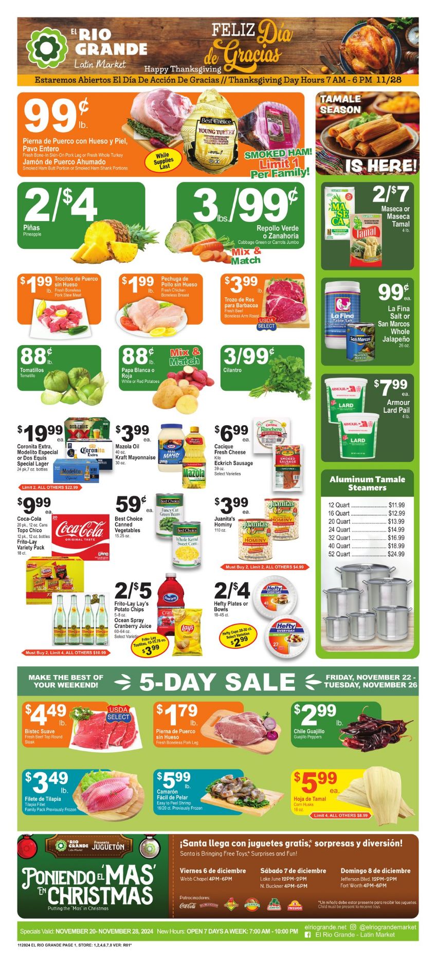 Weekly ad El Rio Grande 11/20/2024 - 11/28/2024