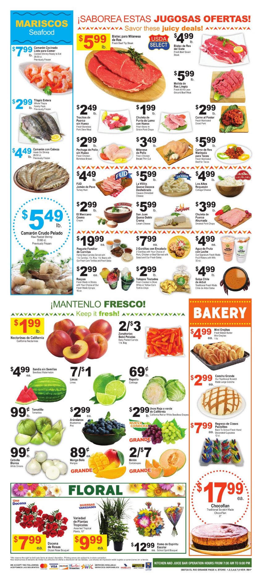 Weekly ad El Rio Grande 08/07/2024 - 08/13/2024