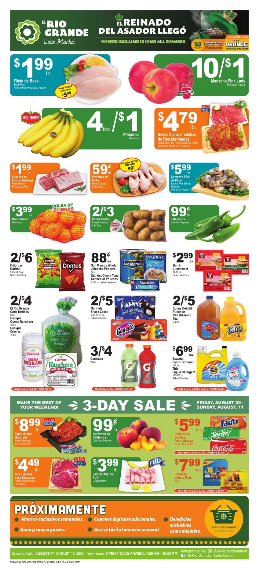 Weekly ad El Rio Grande 08/07/2024 - 08/13/2024