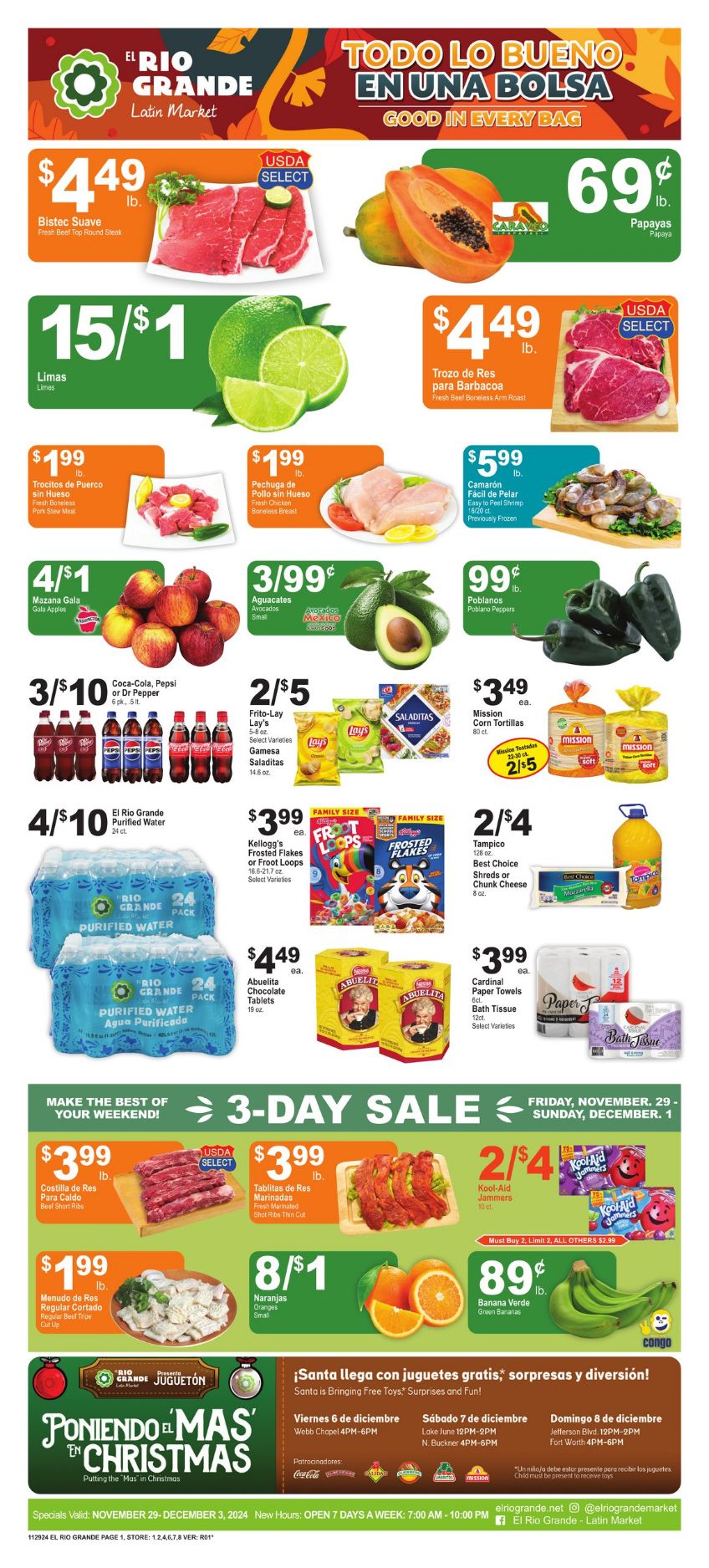 Weekly ad El Rio Grande 11/29/2024 - 12/03/2024