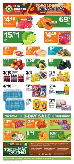 Weekly ad El Rio Grande 11/29/2024 - 12/03/2024