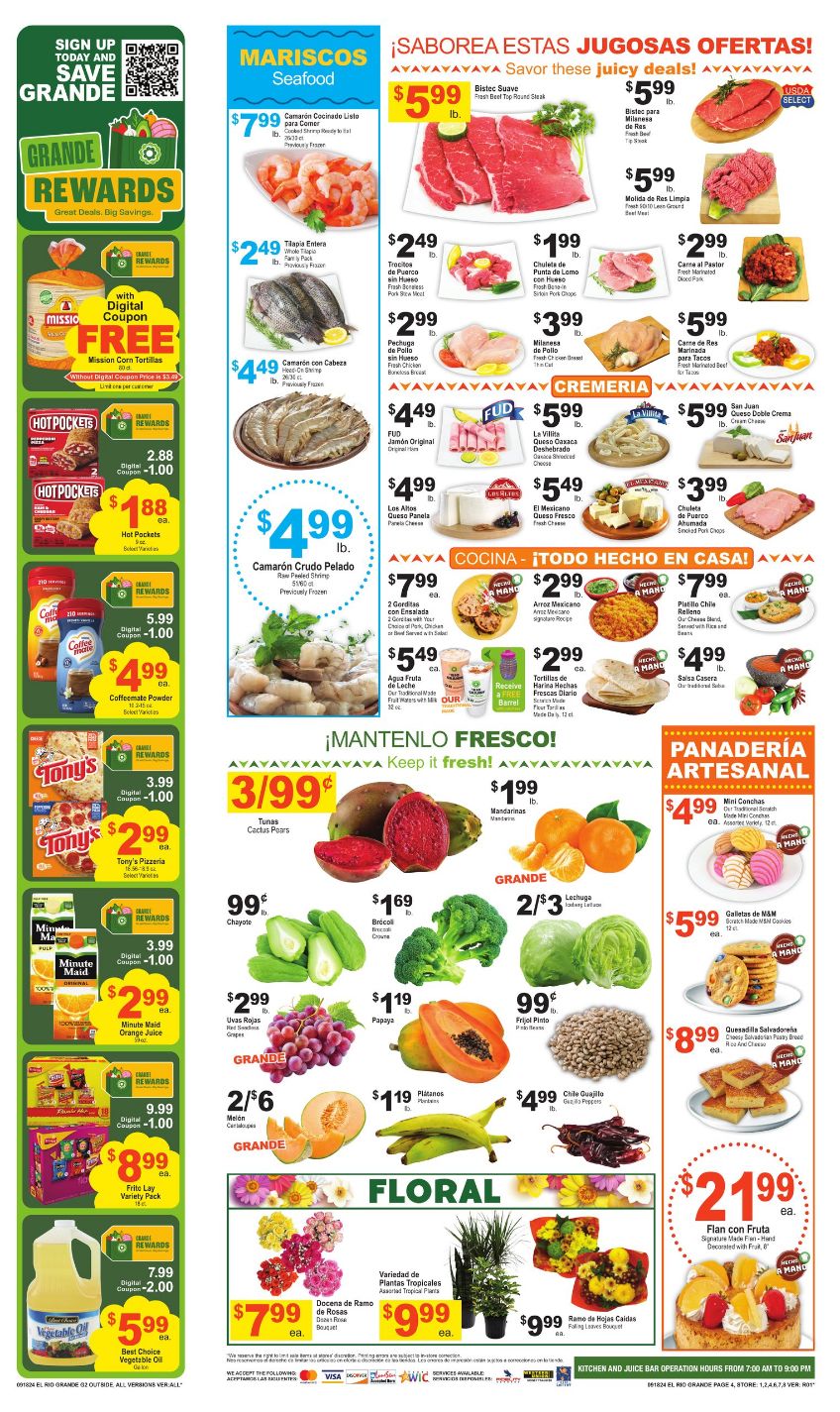 Weekly ad El Rio Grande 09/18/2024 - 09/24/2024