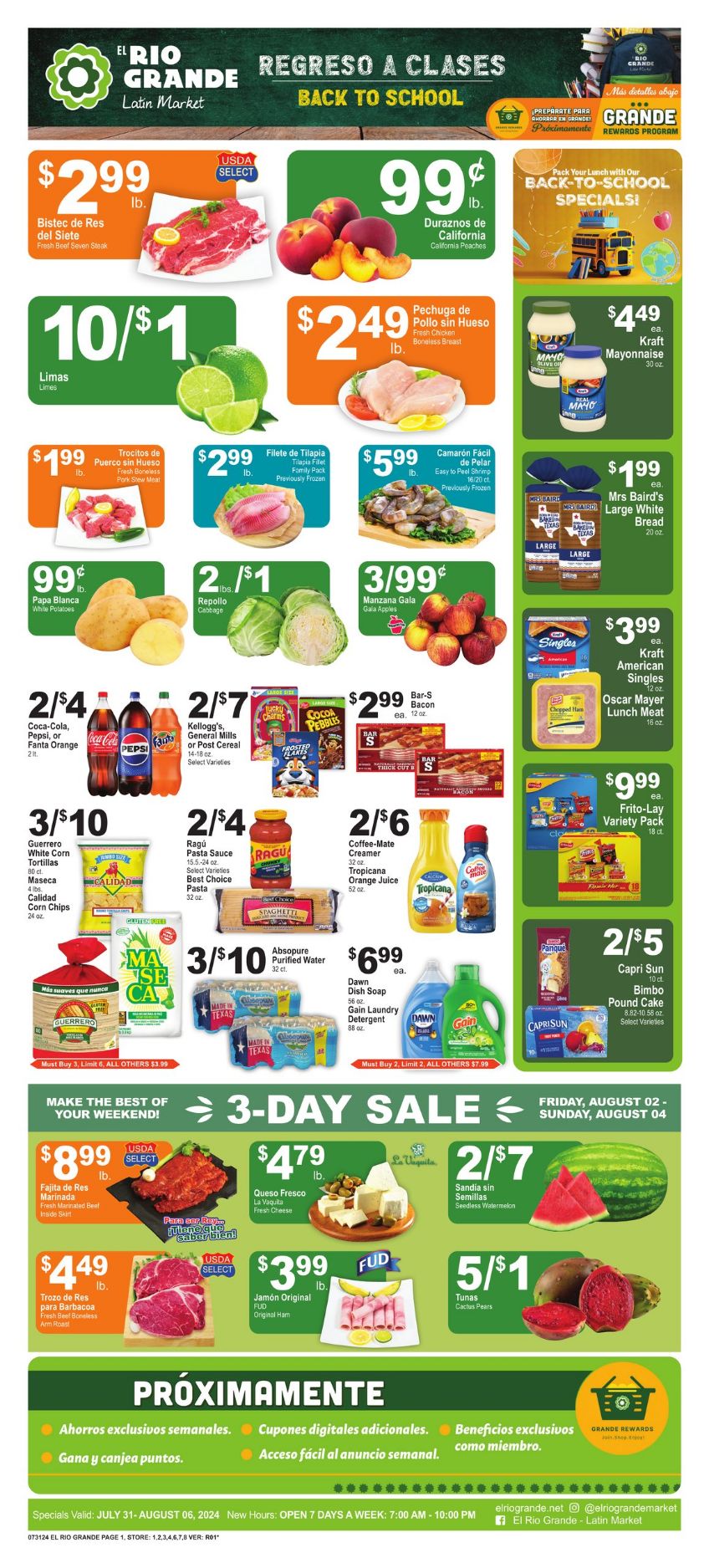 Weekly ad El Rio Grande 07/31/2024 - 08/06/2024