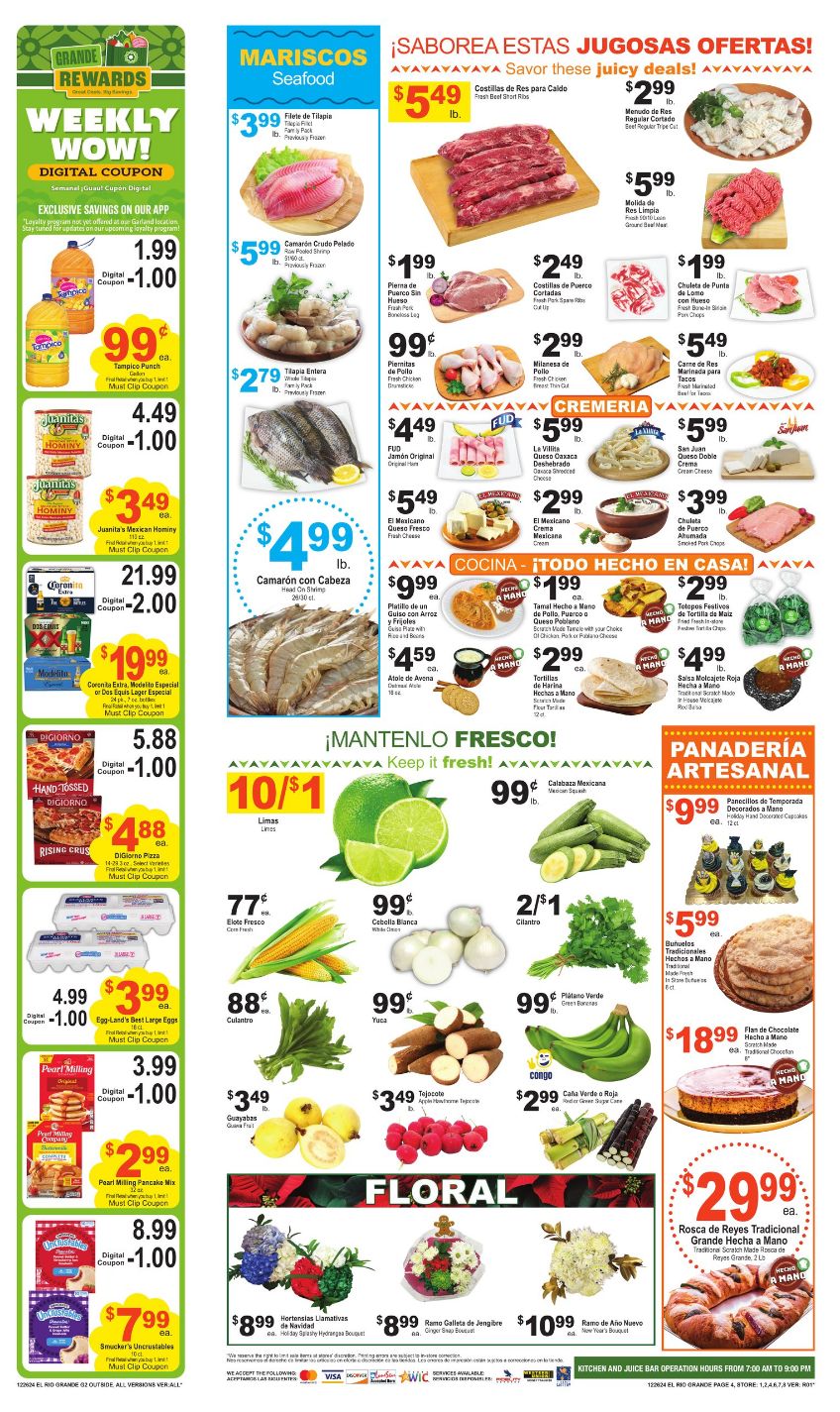 Weekly ad El Rio Grande 12/26/2024 - 01/01/2025