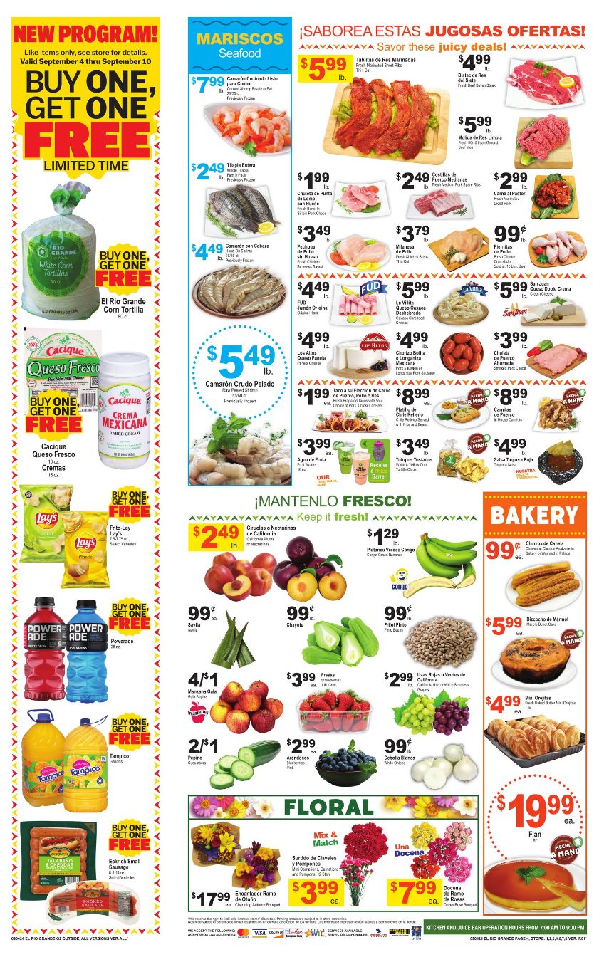 Weekly ad El Rio Grande 09/04/2024 - 09/10/2024