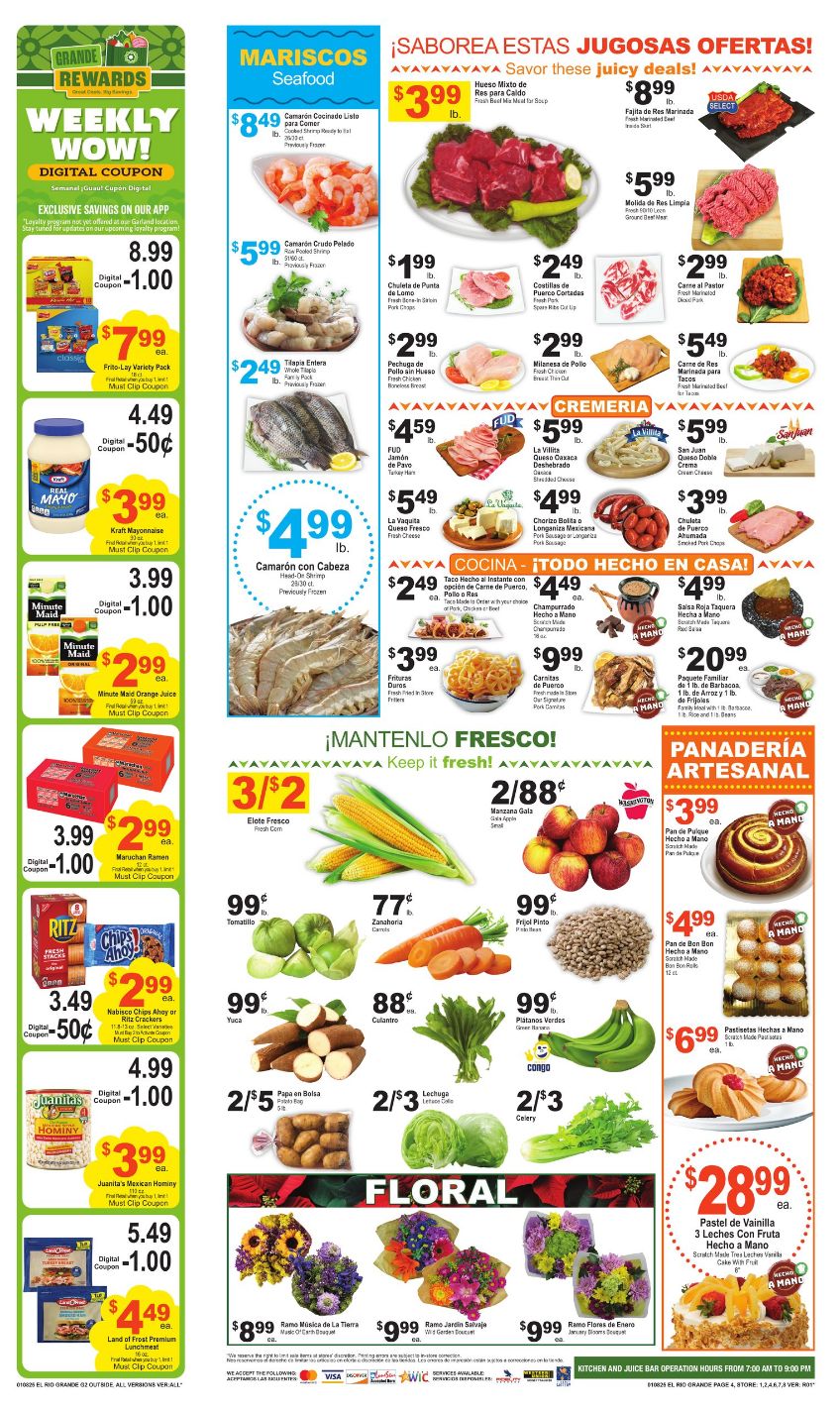 Weekly ad El Rio Grande 01/08/2025 - 01/14/2025