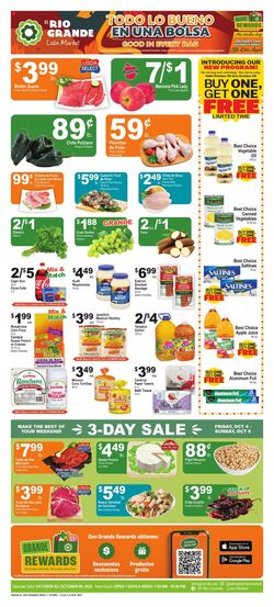 Weekly ad El Rio Grande 10/02/2024 - 10/08/2024