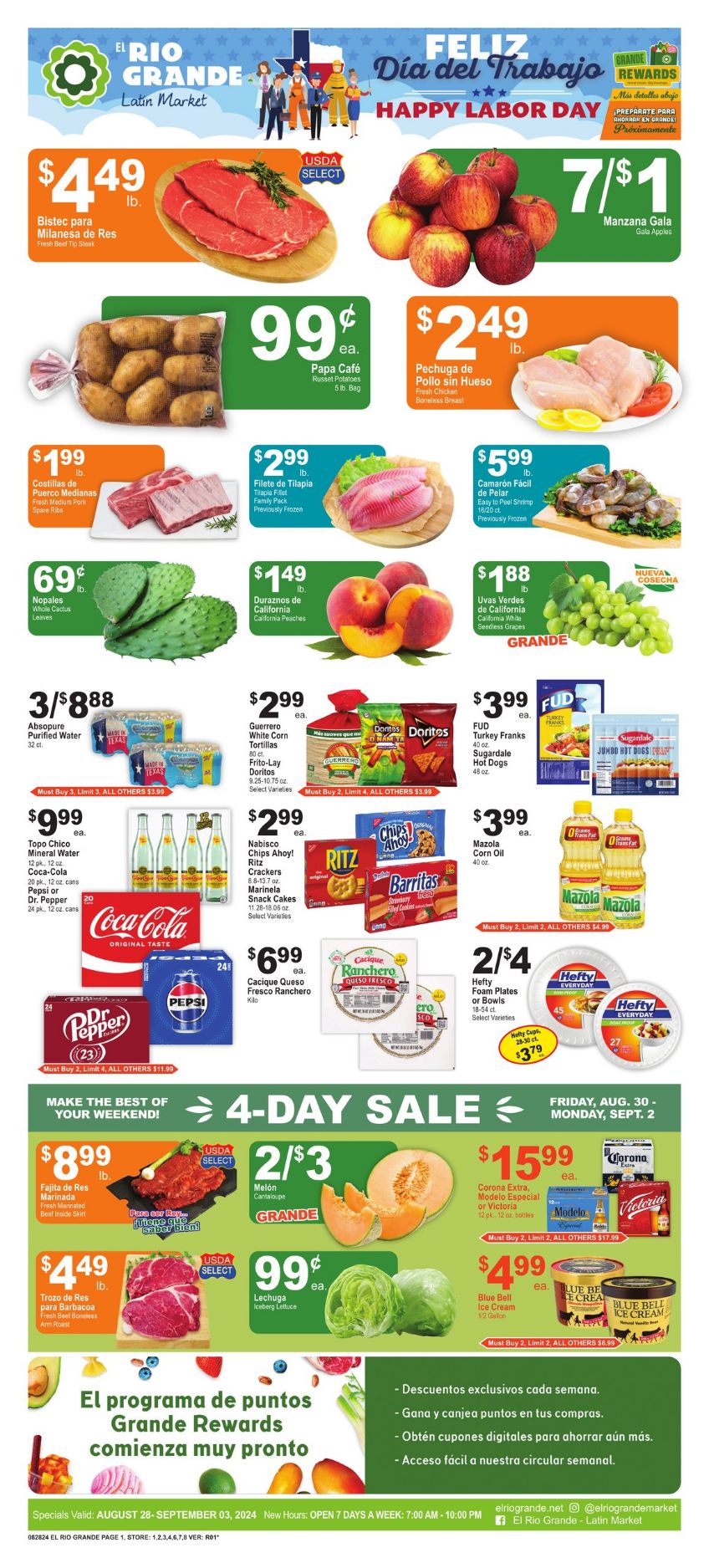 Weekly ad El Rio Grande 08/28/2024 - 09/03/2024