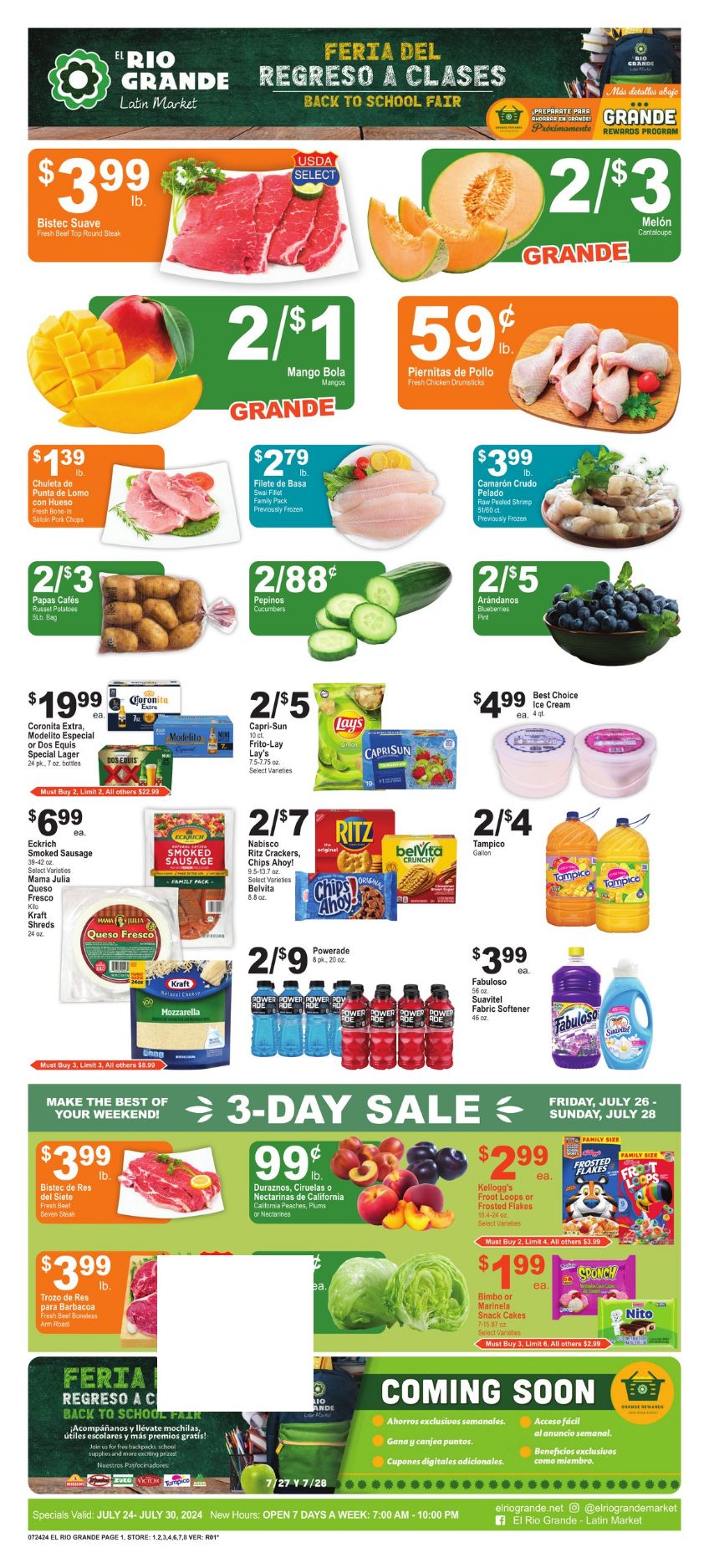 Weekly ad El Rio Grande 07/24/2024 - 07/30/2024