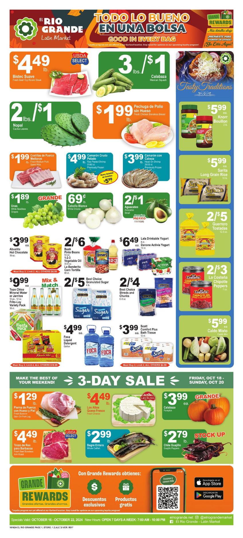 Weekly ad El Rio Grande 10/16/2024 - 10/22/2024