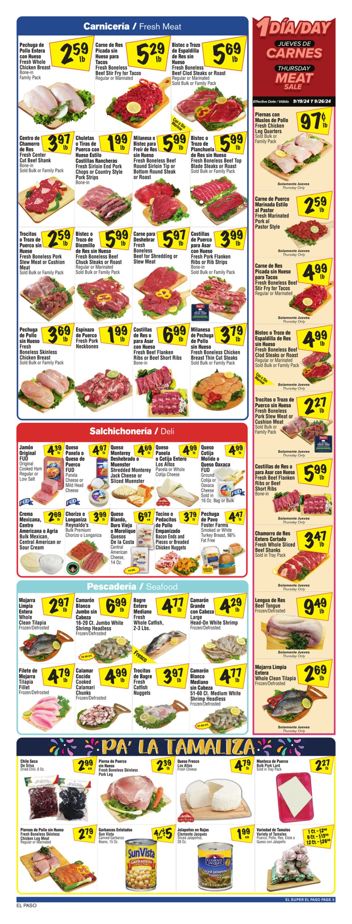 Weekly ad El Super 09/25/2024 - 10/01/2024