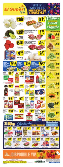 Weekly ad El Super 11/16/2022 - 11/22/2022