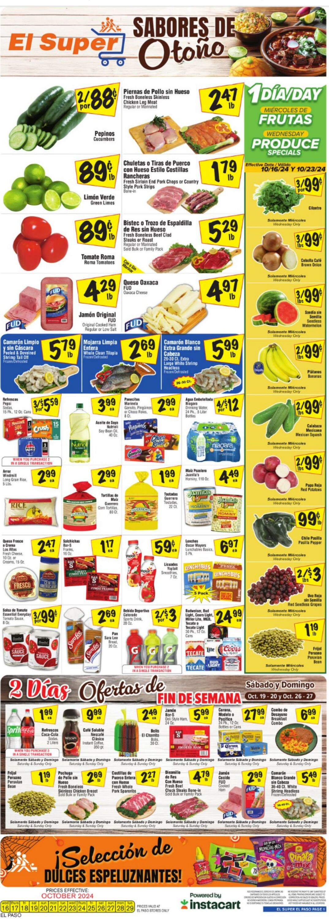 Weekly ad El Super 10/23/2024 - 10/29/2024