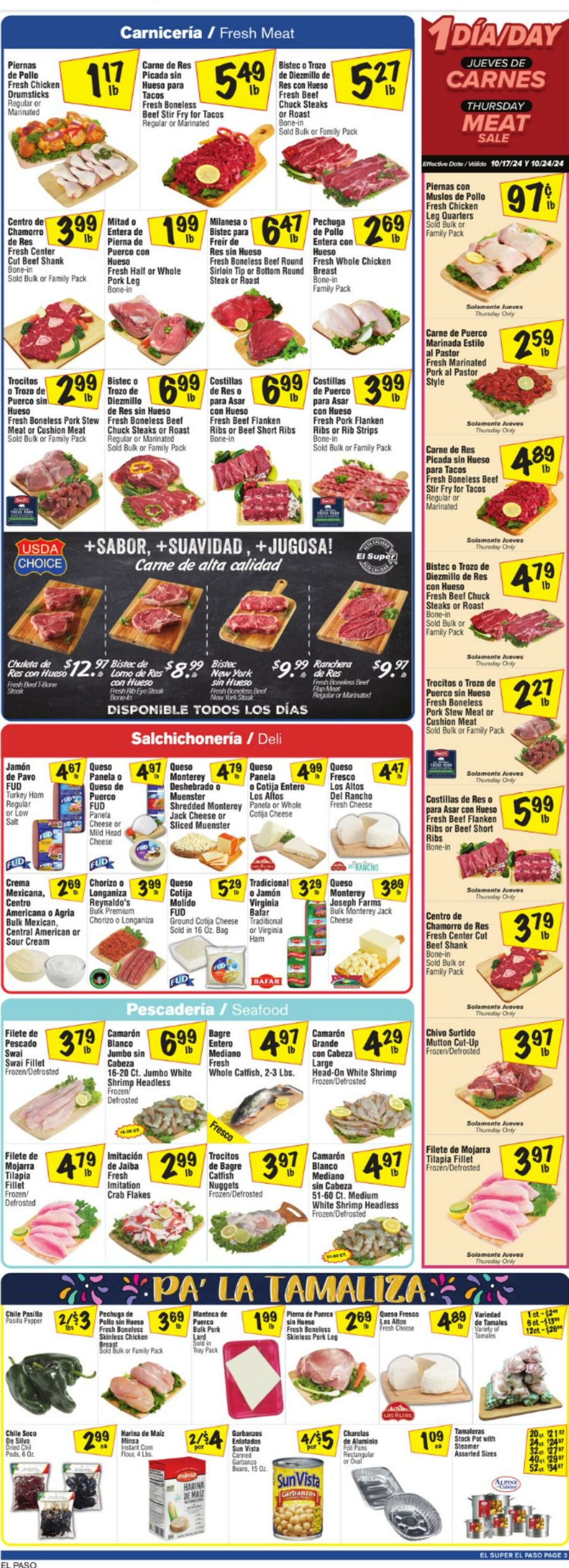 Weekly ad El Super 10/23/2024 - 10/29/2024