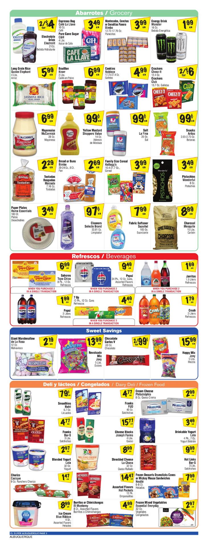 Weekly ad El Super 01/01/2025 - 01/07/2025