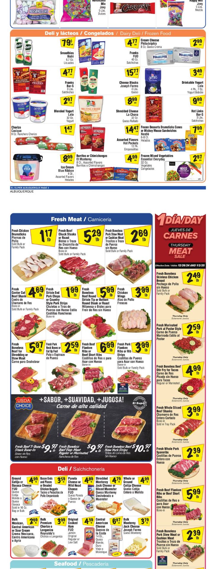 Weekly ad El Super 01/01/2025 - 01/07/2025