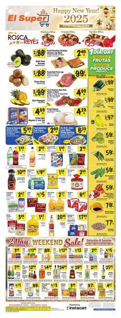 Weekly ad El Super 11/20/2024 - 11/26/2024