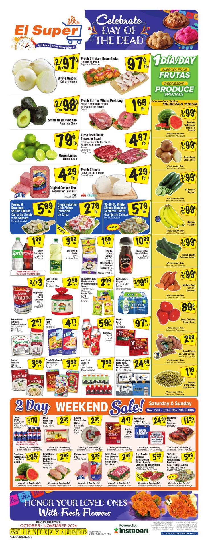 Weekly ad El Super 11/06/2024 - 11/12/2024