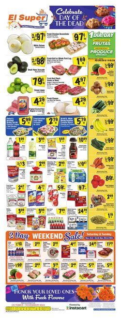 Weekly ad El Super 10/09/2024 - 10/15/2024