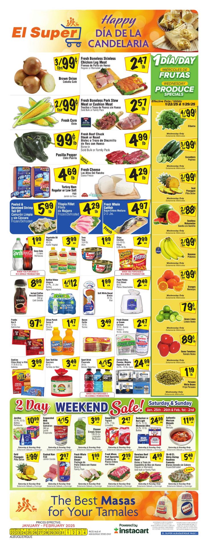 Weekly ad El Super 01/22/2025 - 01/28/2025