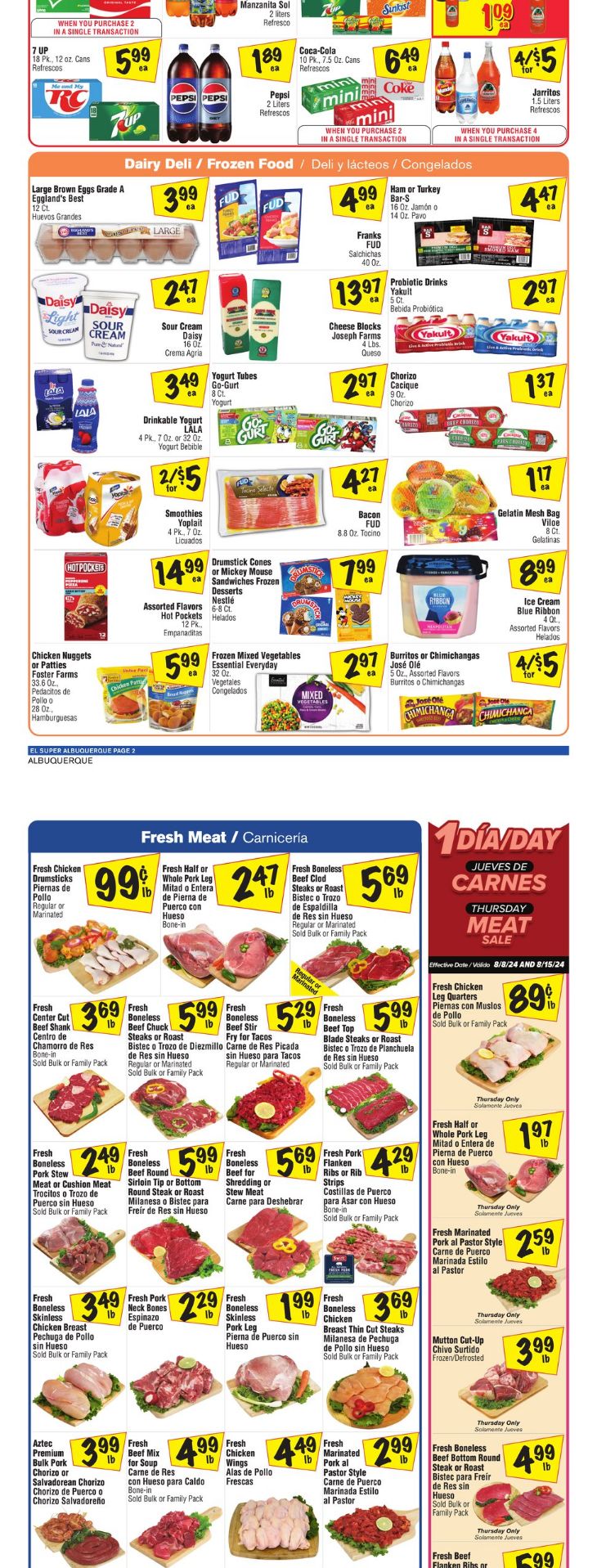 Weekly ad El Super 08/07/2024 - 08/13/2024