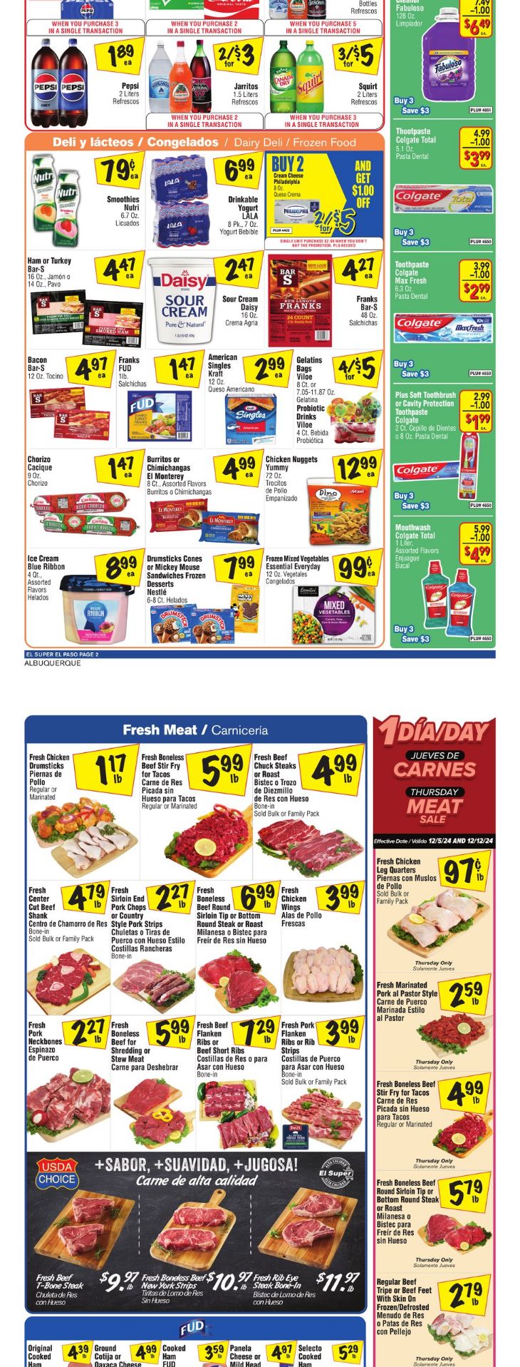 Weekly ad El Super 11/27/2024 - 12/03/2024