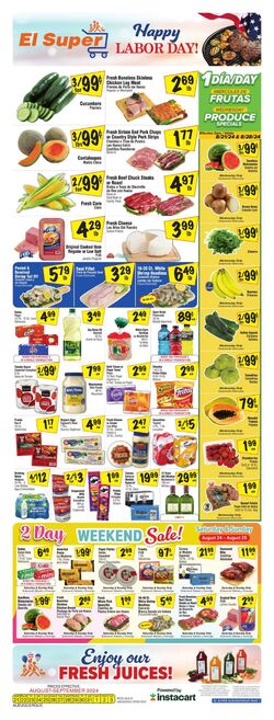 Weekly ad El Super 09/11/2024 - 09/17/2024