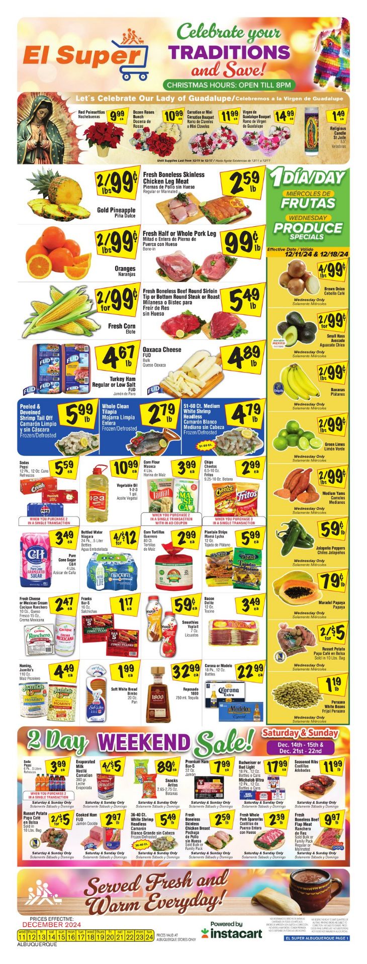 Weekly ad El Super 12/18/2024 - 12/24/2024