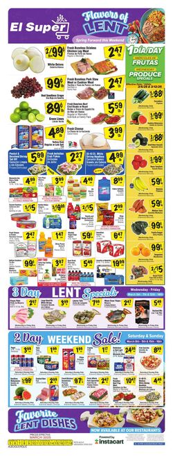 Weekly ad El Super 11/20/2024 - 11/26/2024