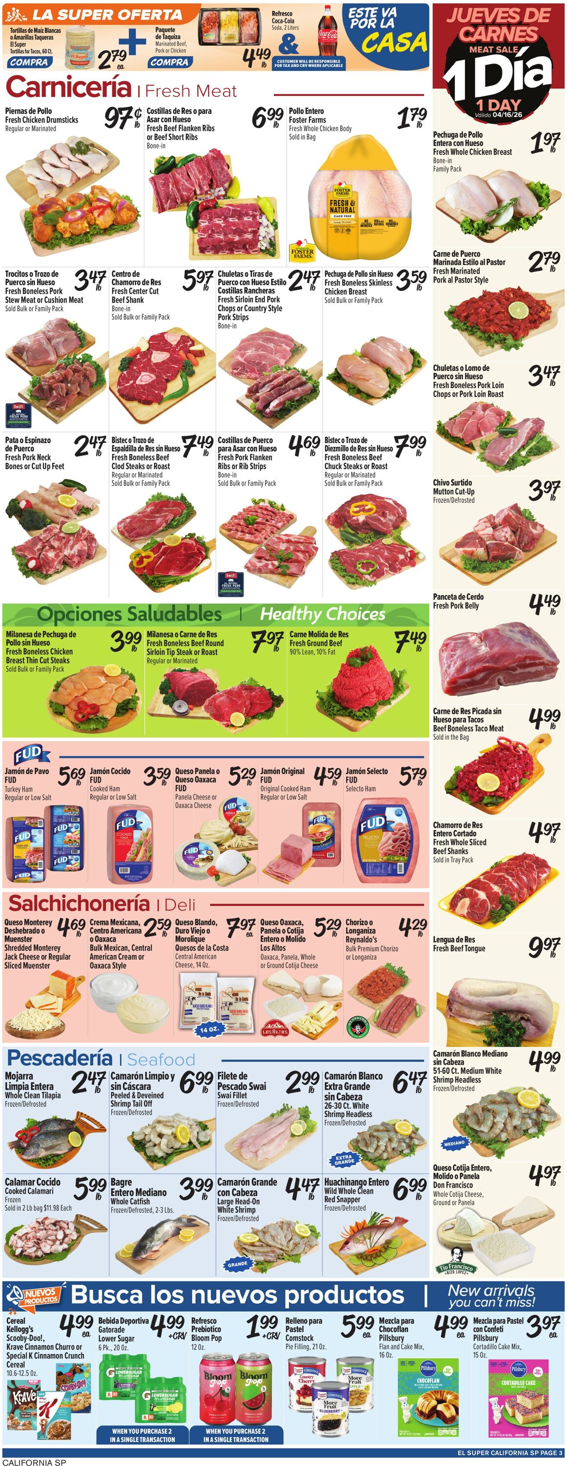 Weekly ad El Super 04/15/2026 - 04/21/2026