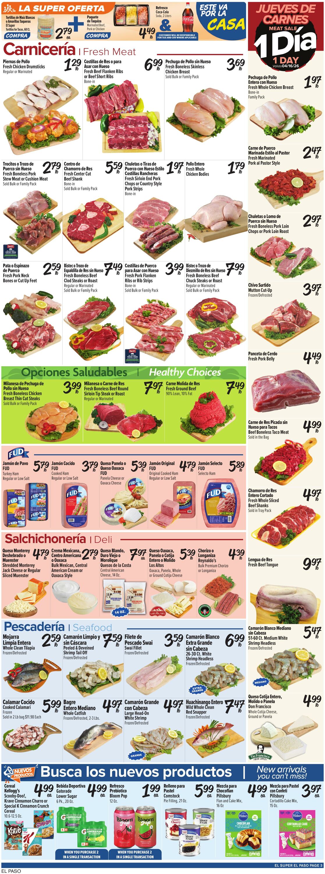 Weekly ad El Super 04/15/2026 - 04/21/2026