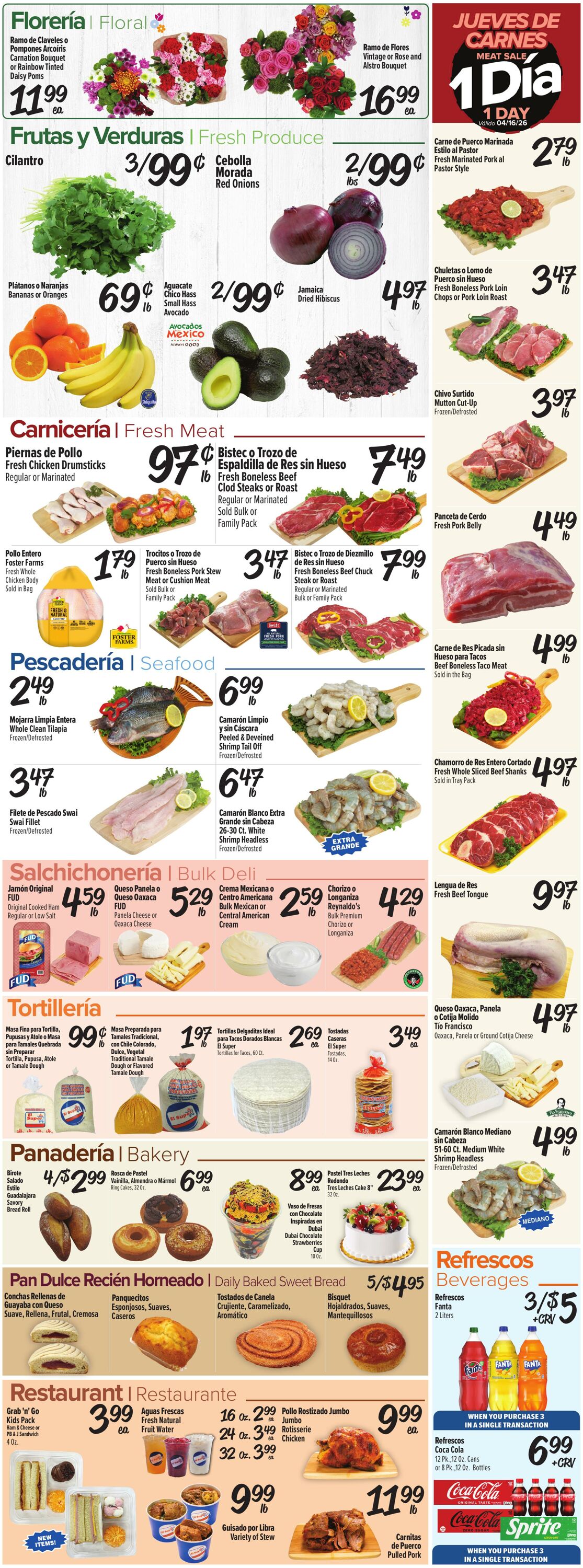 Weekly ad El Super 04/15/2026 - 04/21/2026