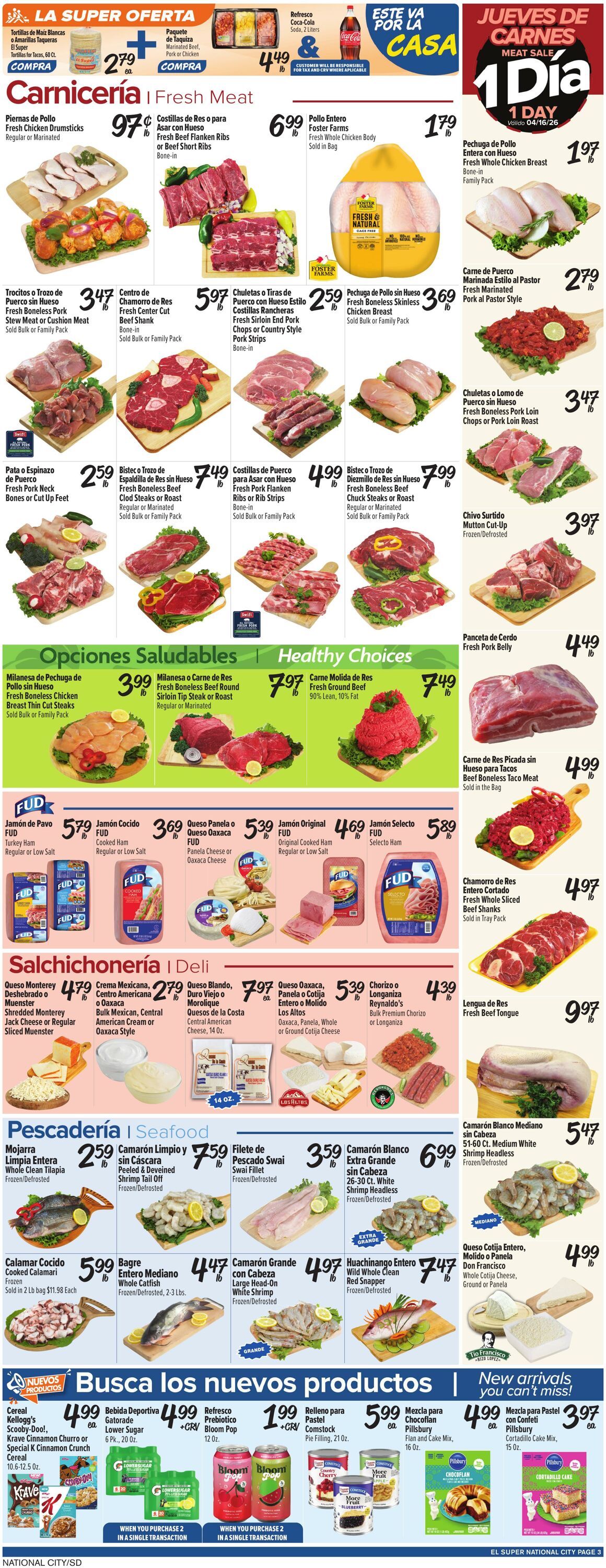 Weekly ad El Super 04/15/2026 - 04/21/2026