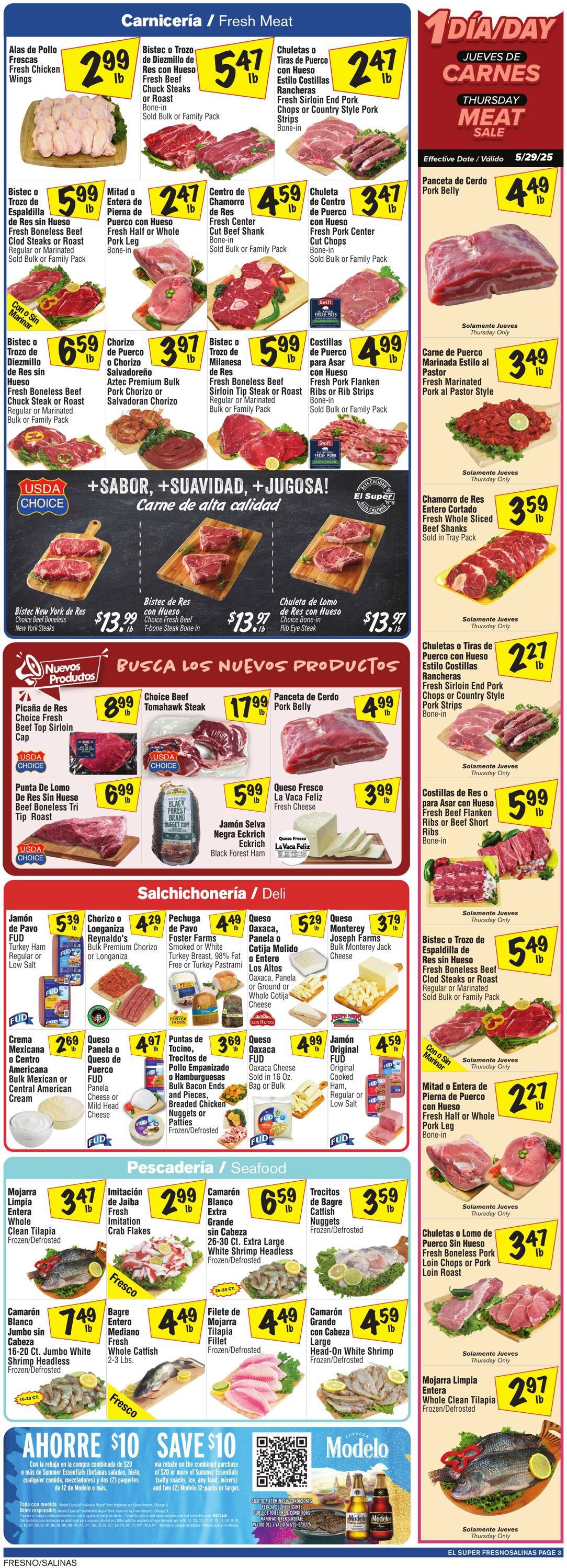 Weekly ad El Super 05/28/2025 - 06/03/2025