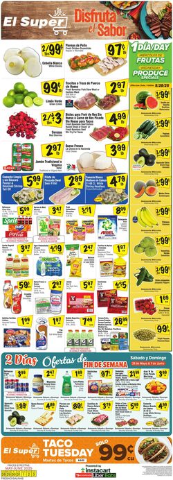 Weekly ad El Super 05/28/2025 - 06/03/2025