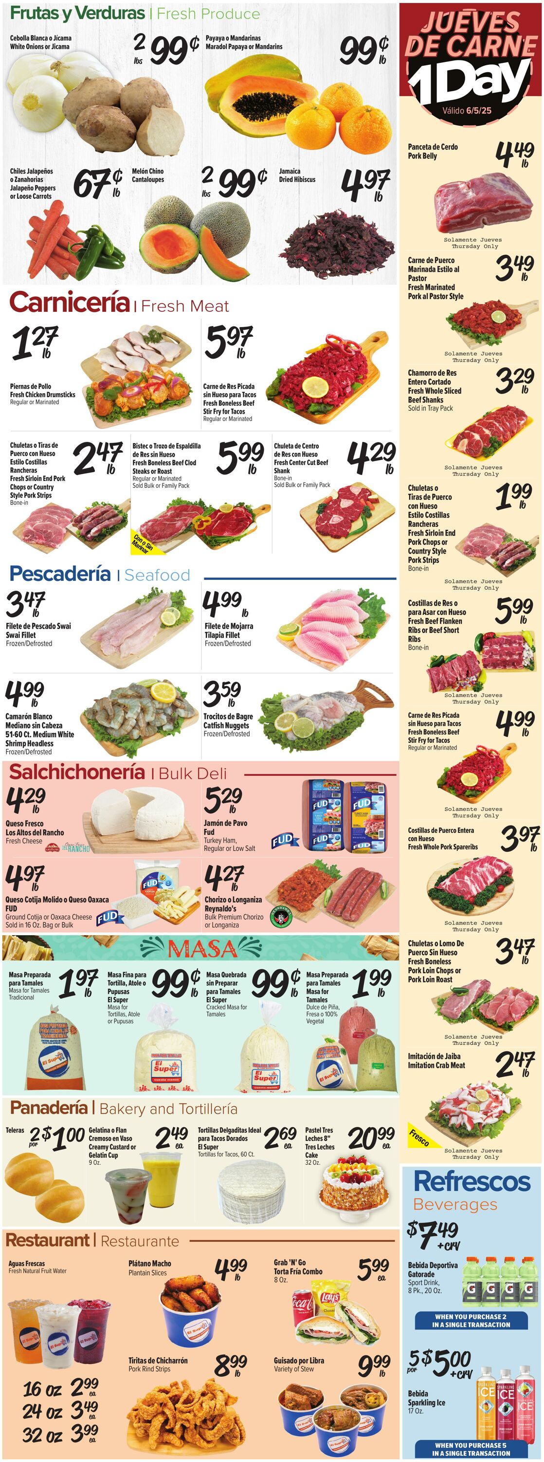 Weekly ad El Super 06/04/2025 - 06/10/2025