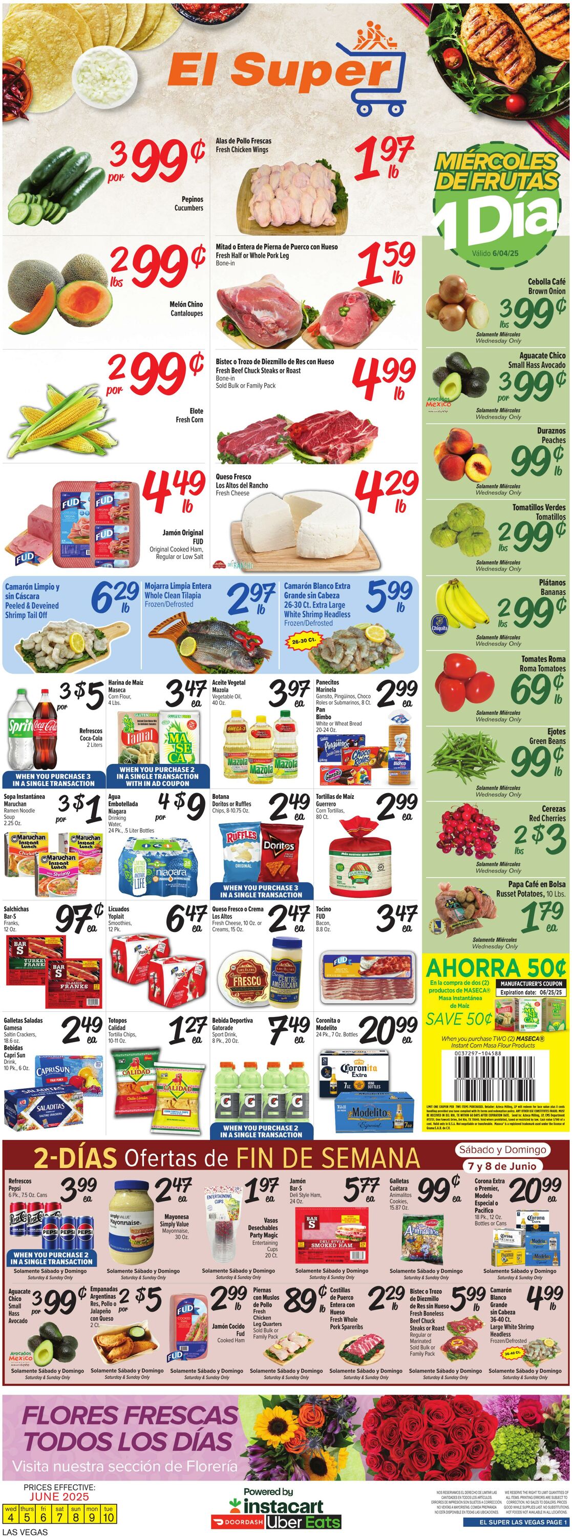 Weekly ad El Super 06/04/2025 - 06/10/2025